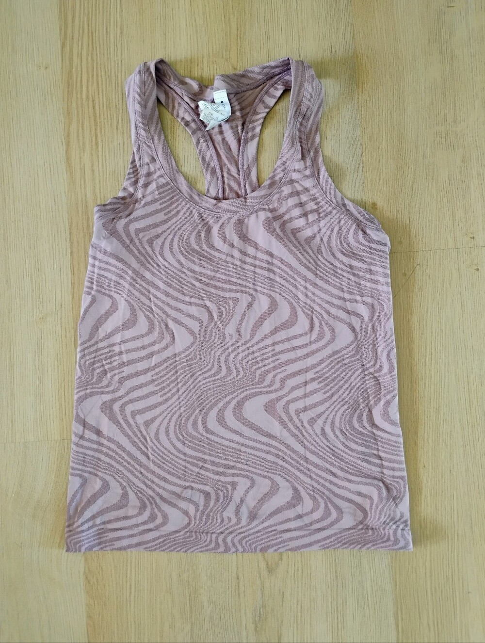 Athleta Dusty Rose Patterned Racerback Tank